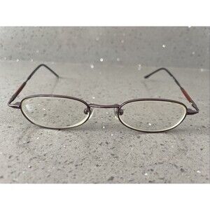 Avanti Occhiali Eyeglass Frames ONLY Burgundy 5112 46-18-135 Oval full rim